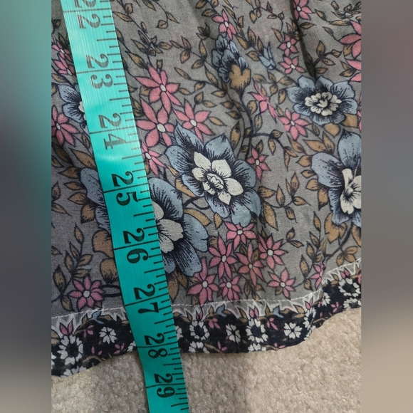 FREE PEOPLE bohemian Patchwork Lightweight Top. Size relaxed XS - Picture 11 of 11